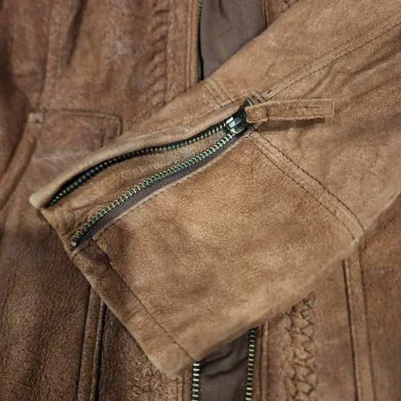 Lucky Legend Brand Brown Suede Vintage Jacket | Large - Picture 5 of 7